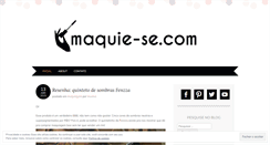Desktop Screenshot of maquie-se.com