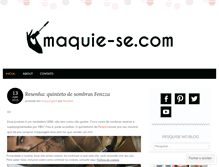 Tablet Screenshot of maquie-se.com